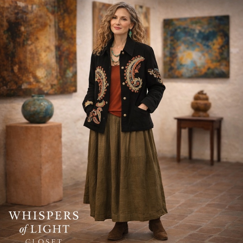 ✨ Whispers of Light Closet — Artful Statement Jacket by Alex Kim ✨ - Picture 9 of 13